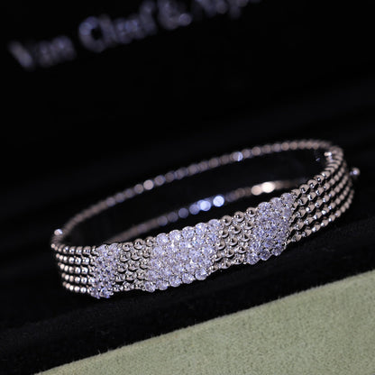 [⭐⭐JeweliWhal]  FIVE-ROW DIAMOND BRACELET