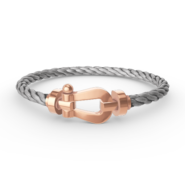 [⭐⭐JeweliWhal]FORCE LARGE HORSESHOE NO DIAMOND BRACELET ROSE GOLD