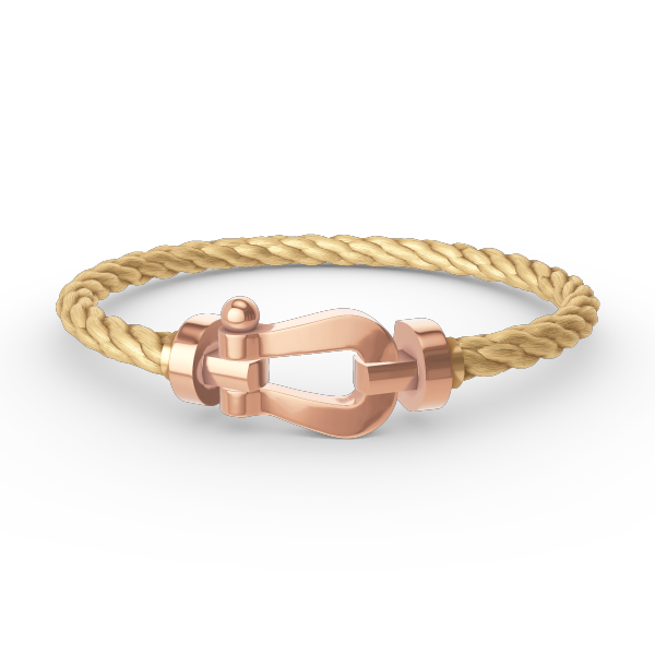 [⭐⭐JeweliWhal]FORCE LARGE HORSESHOE NO DIAMOND BRACELET ROSE GOLD