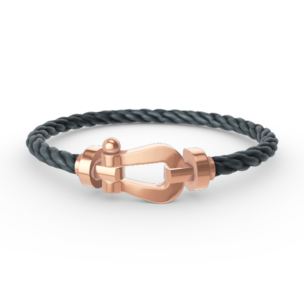 [⭐⭐JeweliWhal]FORCE LARGE HORSESHOE NO DIAMOND BRACELET ROSE GOLD