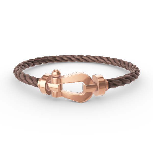 [⭐⭐JeweliWhal]FORCE LARGE HORSESHOE NO DIAMOND BRACELET ROSE GOLD