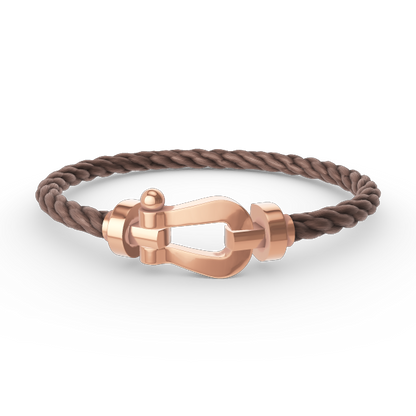 [⭐⭐JeweliWhal]FORCE LARGE HORSESHOE NO DIAMOND BRACELET ROSE GOLD