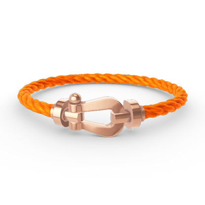 [⭐⭐JeweliWhal]FORCE LARGE HORSESHOE NO DIAMOND BRACELET ROSE GOLD