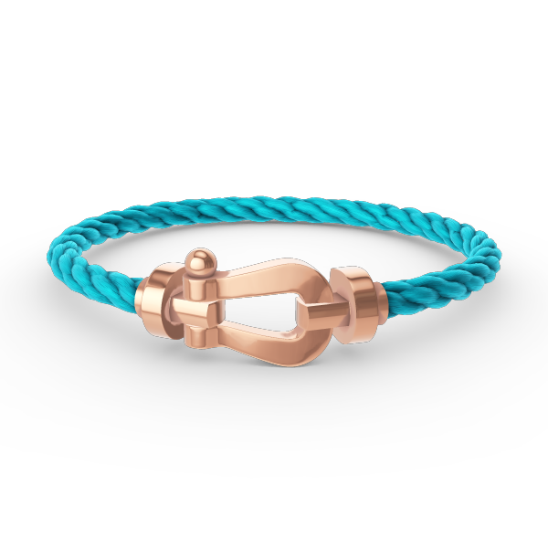 [⭐⭐JeweliWhal]FORCE LARGE HORSESHOE NO DIAMOND BRACELET ROSE GOLD