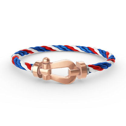 [⭐⭐JeweliWhal]FORCE LARGE HORSESHOE NO DIAMOND BRACELET ROSE GOLD