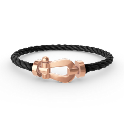 [⭐⭐JeweliWhal]FORCE LARGE HORSESHOE NO DIAMOND BRACELET ROSE GOLD