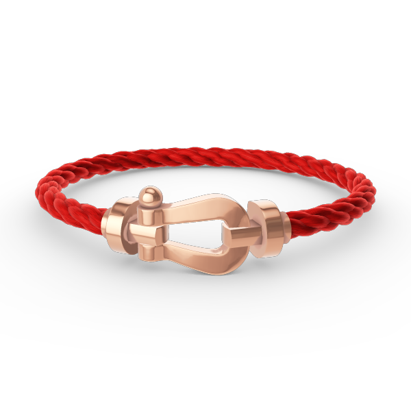 [⭐⭐JeweliWhal]FORCE LARGE HORSESHOE NO DIAMOND BRACELET ROSE GOLD