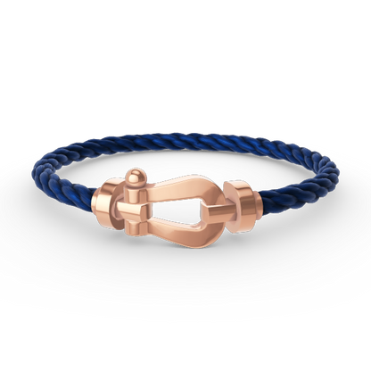 [⭐⭐JeweliWhal]FORCE LARGE HORSESHOE NO DIAMOND BRACELET ROSE GOLD