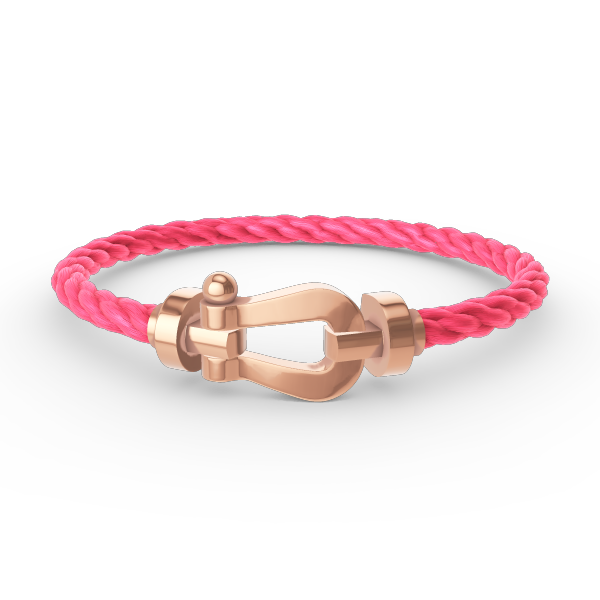 [⭐⭐JeweliWhal]FORCE LARGE HORSESHOE NO DIAMOND BRACELET ROSE GOLD