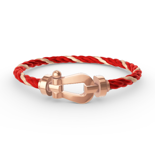 [⭐⭐JeweliWhal]FORCE LARGE HORSESHOE NO DIAMOND BRACELET ROSE GOLD