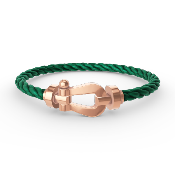 [⭐⭐JeweliWhal]FORCE LARGE HORSESHOE NO DIAMOND BRACELET ROSE GOLD