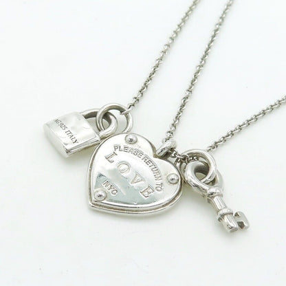 [⭐JeweliWhal]LOVE HEART TAG KEY NECKLACE