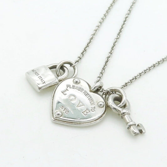 [⭐JeweliWhal]LOVE HEART TAG KEY NECKLACE