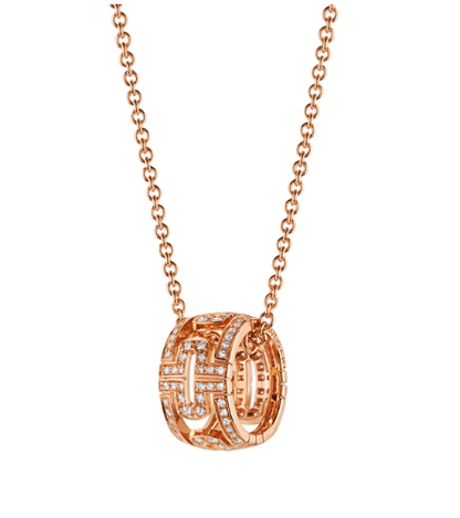 [⭐⭐JeweliWhal]PARENTESI NECKLACE PINK GOLD DIAMOND