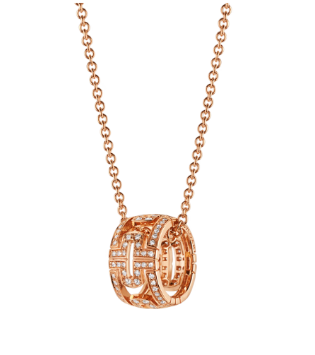 [⭐⭐JeweliWhal]PARENTESI NECKLACE PINK GOLD DIAMOND