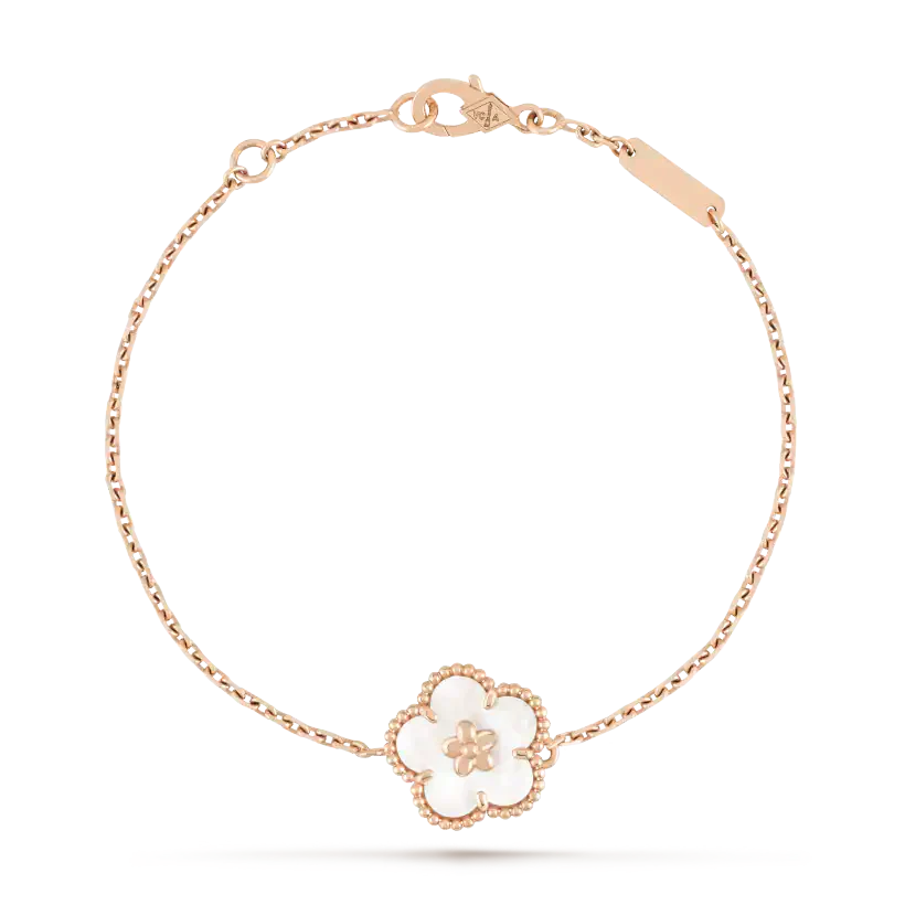 [⭐⭐JeweliWhal]LUCKY WHITE MOP PLUM BLOSSOM  BRACELET