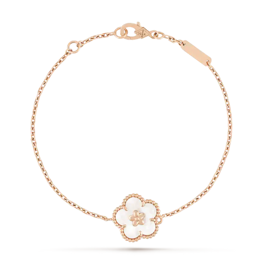 [⭐⭐JeweliWhal]LUCKY WHITE MOP PLUM BLOSSOM  BRACELET