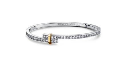 [⭐JeweliWhal]EDGE DIAMOND GOLD SILVER BRACELET
