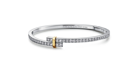 [⭐JeweliWhal]EDGE DIAMOND GOLD SILVER BRACELET
