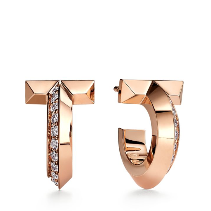 [⭐JeweliWhal]T1 HOOP DIAMOND EARRINGS