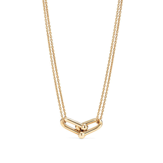 [⭐JeweliWhal]HARDWEAR GOLD DOUBLE LINK NECKLACE