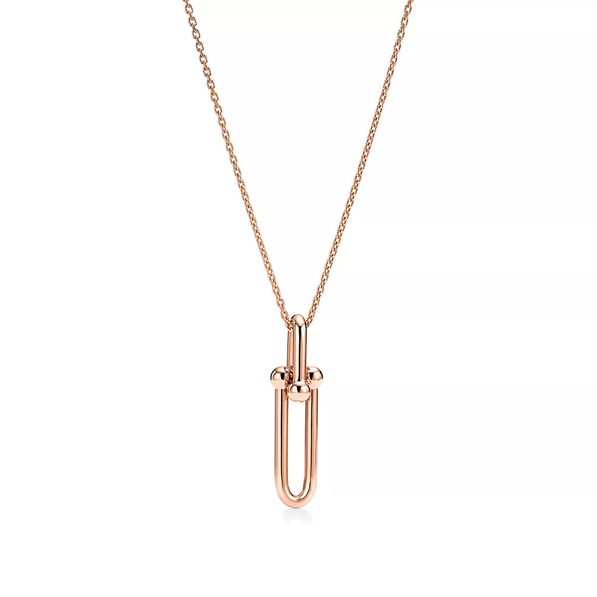 [⭐JeweliWhal]HARDWEAR DROP DOUBLE LINK PEDANT NECKLACE