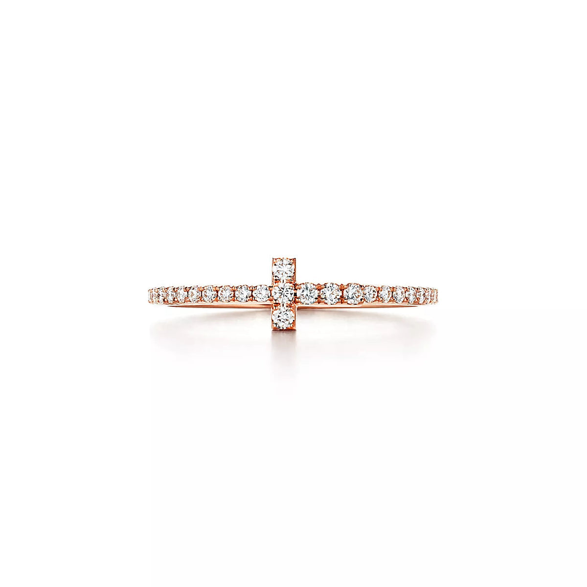 [⭐JeweliWhal]T RING DIAMOND PINK GOLD