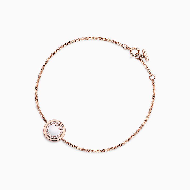 [⭐JeweliWhal]DIAMOND CIRCLE PINK GOLD BRACELET