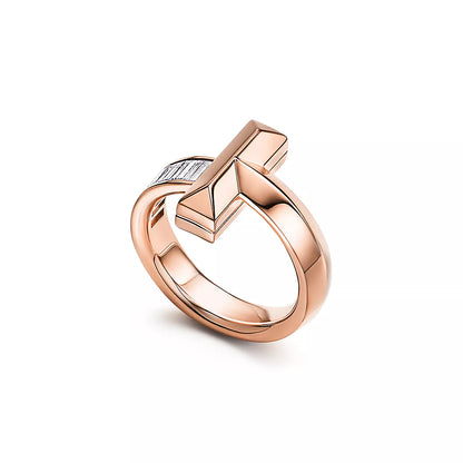 [⭐JeweliWhal]T1 WIDE 4.5MM DIAMOND RING