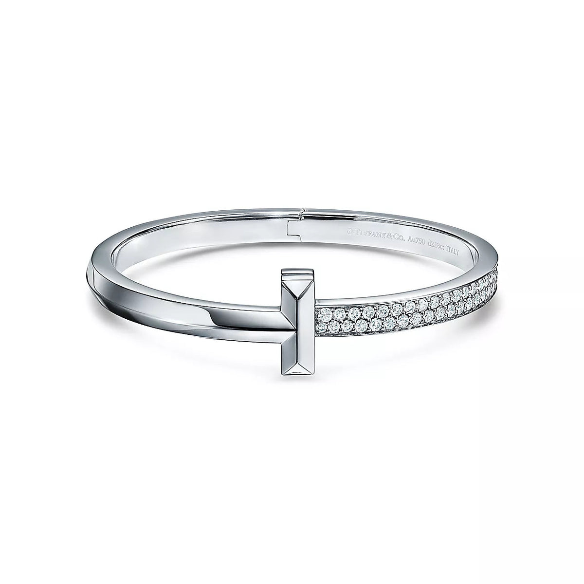 [⭐JeweliWhal]WIDE DIAMONDS HINGED BANGLE