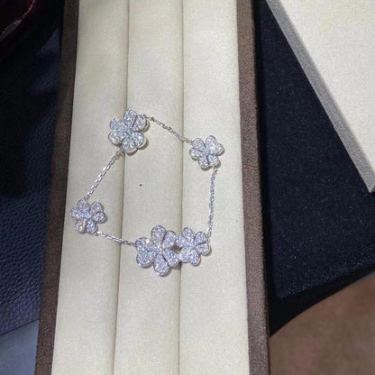 [⭐⭐JeweliWhal]FRIVOLE SILVER 5 FLOWERS BRACELET