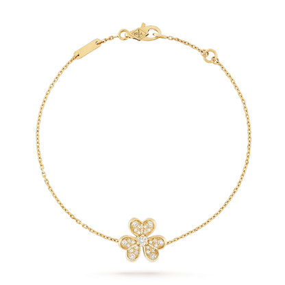 [⭐⭐JeweliWhal]FRIVOLE GOLD FLOWER DIAMOND BRACELET