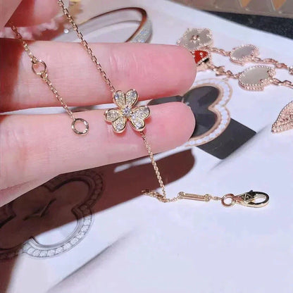 [⭐⭐JeweliWhal]FRIVOLE GOLD FLOWER DIAMOND BRACELET