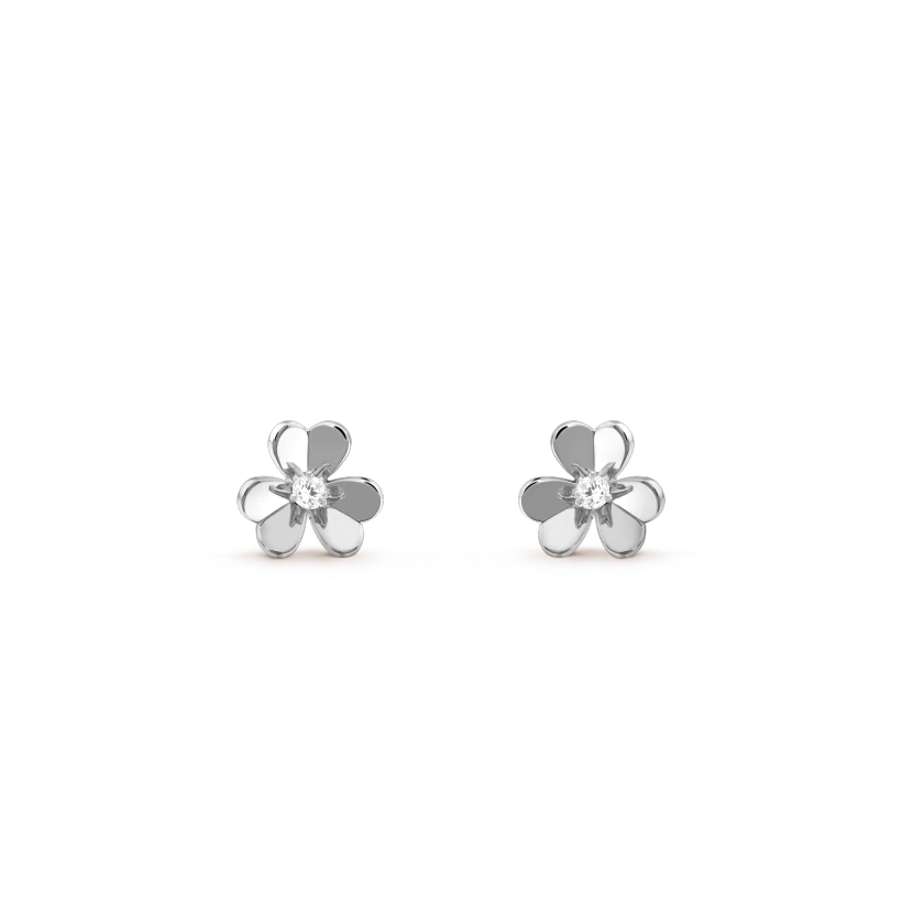 [⭐⭐JeweliWhal]FRIVOLE MINI SILVER FLOWER EARRINGS