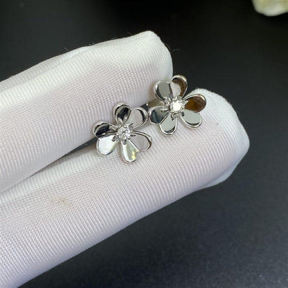 [⭐⭐JeweliWhal]FRIVOLE MINI SILVER FLOWER EARRINGS