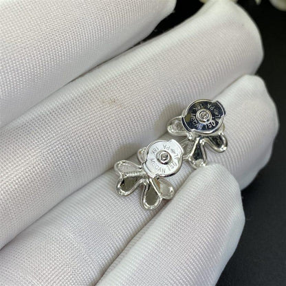 [⭐⭐JeweliWhal]FRIVOLE MINI SILVER FLOWER EARRINGS