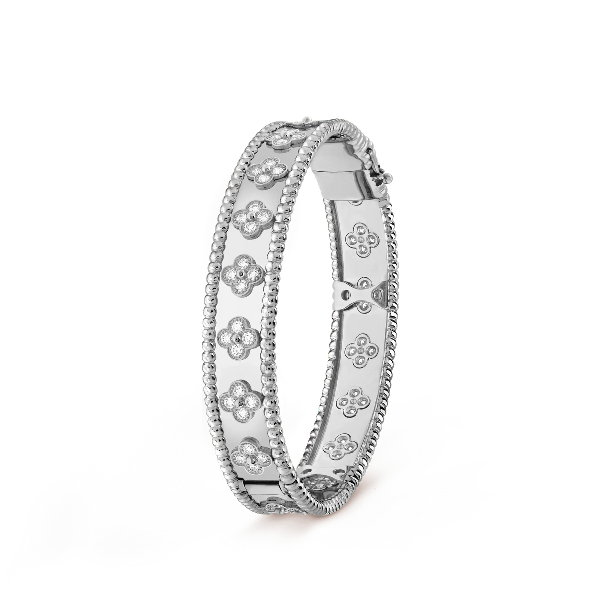 [⭐⭐JeweliWhal]クローバーブレスレット 8MM ダイヤモンド