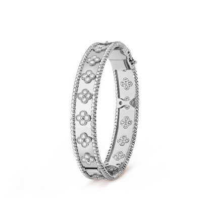 [⭐⭐JeweliWhal]クローバーブレスレット 8MM ダイヤモンド