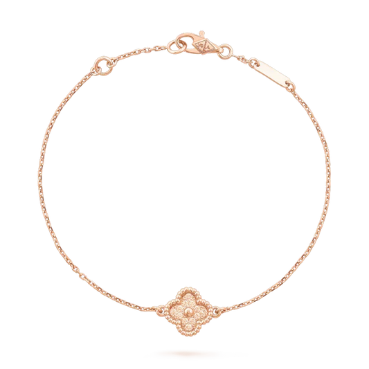 [⭐⭐JeweliWhal]CLOVER SINGLE FLOWER BRACELET