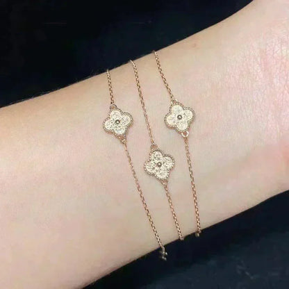 [⭐⭐JeweliWhal]CLOVER SINGLE FLOWER BRACELET