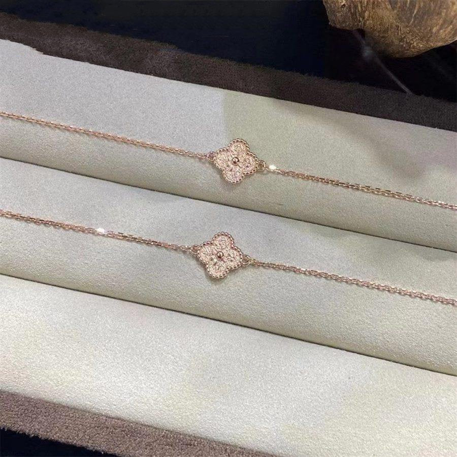 [⭐⭐JeweliWhal]CLOVER SINGLE FLOWER BRACELET