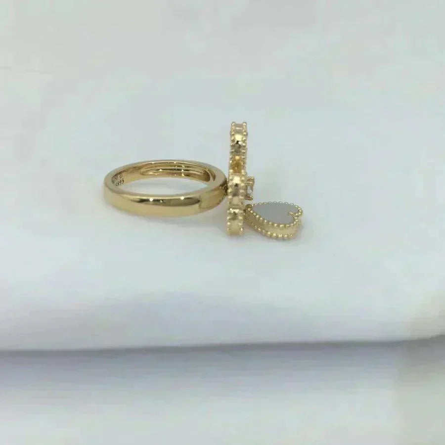 [⭐⭐JeweliWhal]SWEET CLOVER WHITE MOP RING