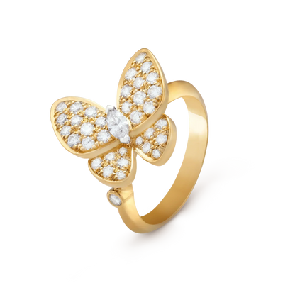 [⭐⭐JeweliWhal]BUTTERFLY DIAMOND RING