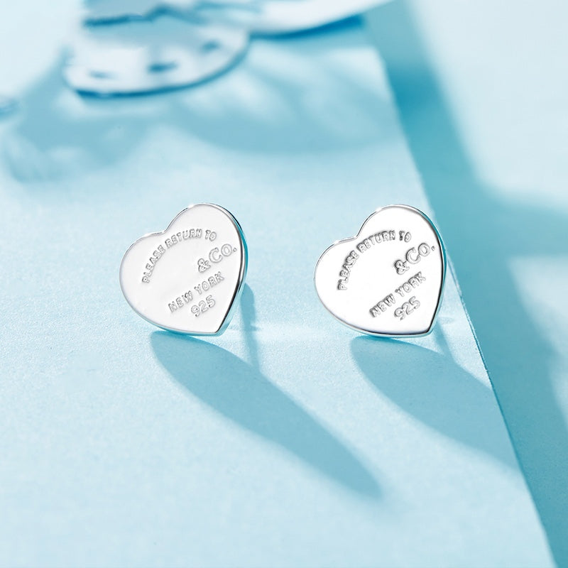 [⭐JeweliWhal]RETURN TO TIF LOVE SILVER EARRINGS