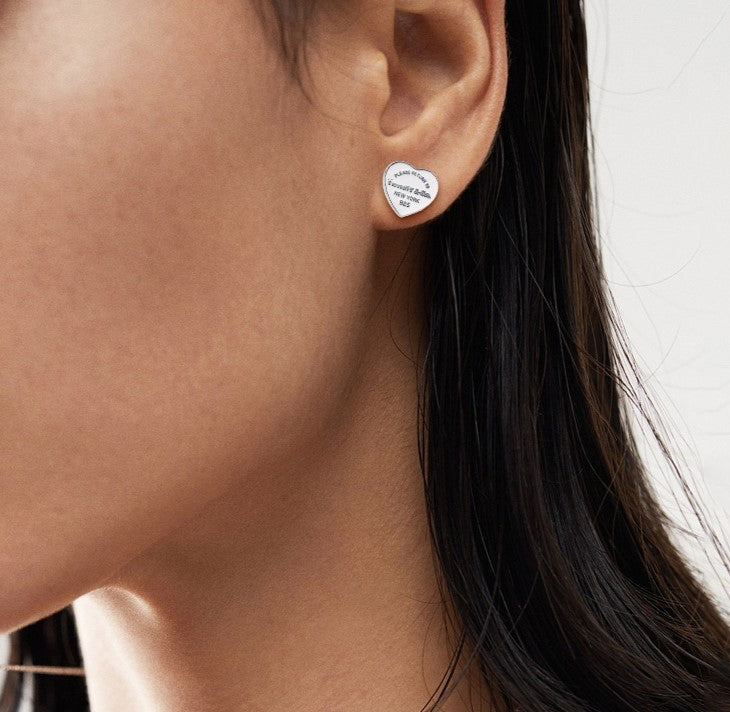 [⭐JeweliWhal]RETURN TO TIF LOVE SILVER EARRINGS