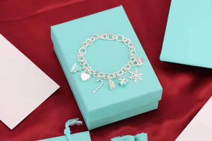 [⭐JeweliWhal]CHRISTMAS SILVER BRACELET