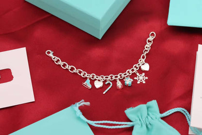 [⭐JeweliWhal]CHRISTMAS SILVER BRACELET