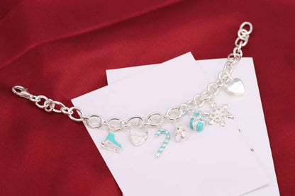 [⭐JeweliWhal]CHRISTMAS SILVER BRACELET