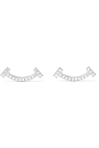 [⭐JeweliWhal]SMILE DIAMOND EARRINGS