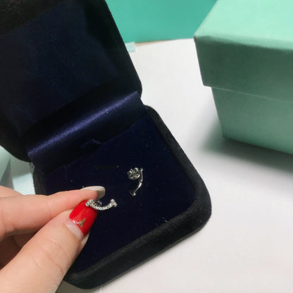 [⭐JeweliWhal]SMILE DIAMOND EARRINGS